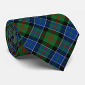 Paterson Clan Tartan Green Pset Stropdas (Opgerold)
