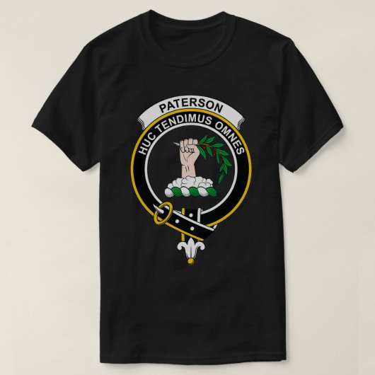 Paterson Crest Tartan Clan Scottish Clan T-shirt (Design voorkant)