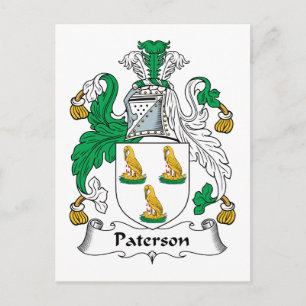 Paterson Family Crest Briefkaart
