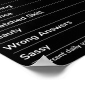 Paterson Girl Funny New Jersey Hometown  Poster (Hoek)