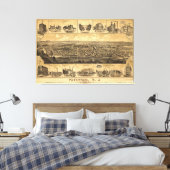 Paterson, New Jersey (1880) Canvas Afdruk (Insitu (Slaapkamer))