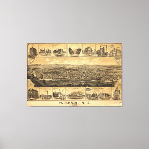 Paterson, New Jersey (1880) Canvas Afdruk