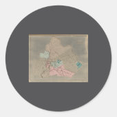 Paterson New Jersey _1  Ronde Sticker (Voorkant)