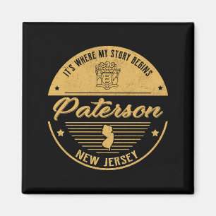 Paterson New Jersey Daar begint mijn verhaal Magneet