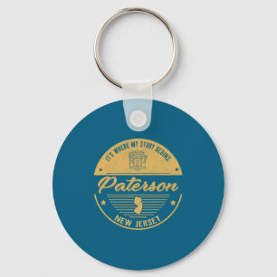 Paterson New Jersey Daar begint mijn verhaal Sleutelhanger