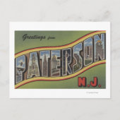 Paterson, New Jersey - Grote lettertjes Briefkaart (Voorkant)