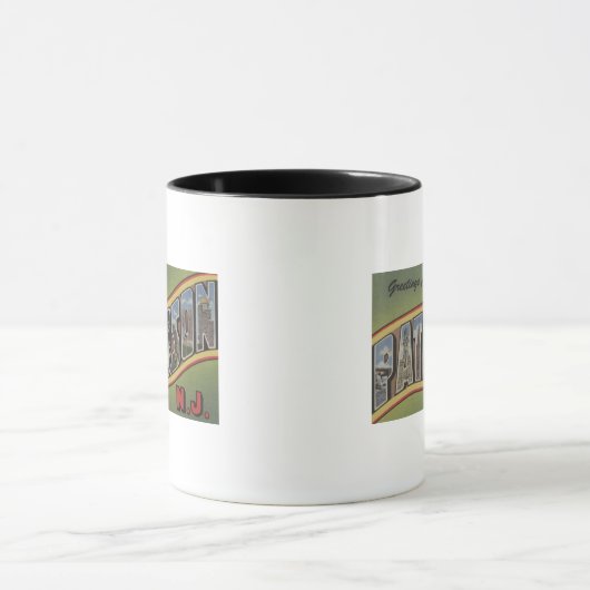 Paterson, New Jersey - Grote lettertjes Mok (Midden)