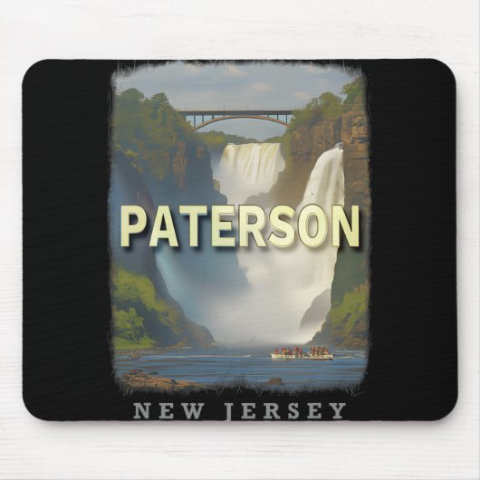 Paterson New Jersey Nj Waterfall Wonderland Sd617  Muismat (Voorkant)