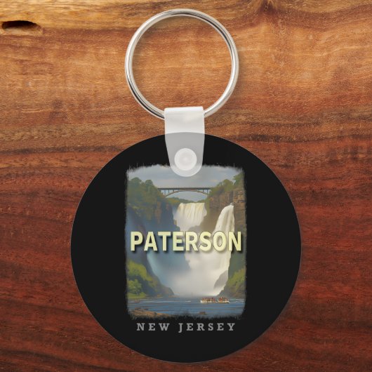 Paterson New Jersey Nj Waterfall Wonderland Sd617  Sleutelhanger (Voorkant)
