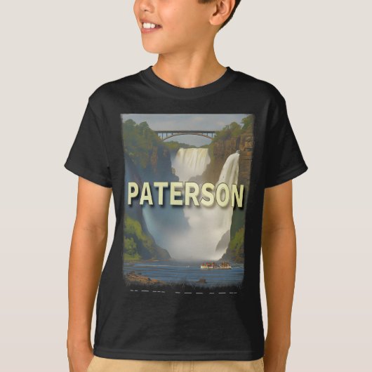 Paterson New Jersey Nj Waterfall Wonderland Sd617  T-shirt (Voorkant)