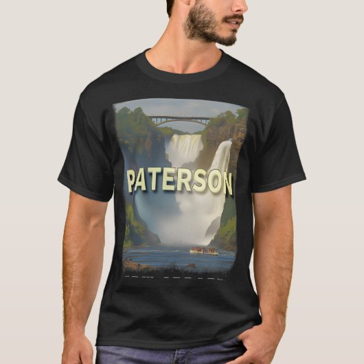 Paterson New Jersey Nj Waterfall Wonderland Sd617  T-shirt (Voorkant)