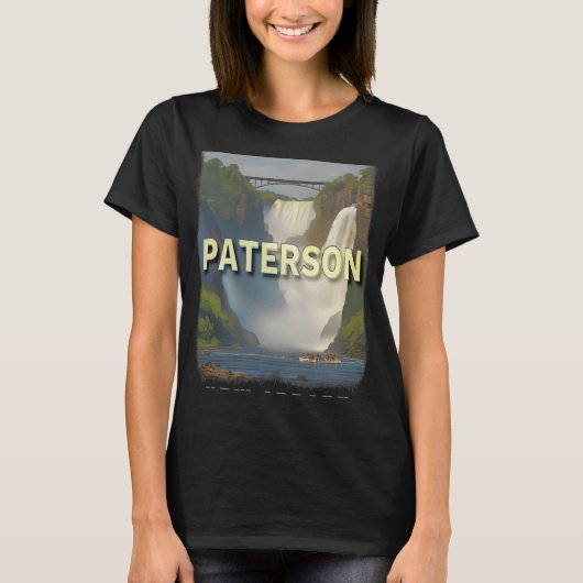 Paterson New Jersey Nj Waterfall Wonderland Sd617 T-shirt (Voorkant)