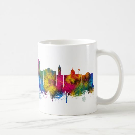 Paterson New Jersey Silhouette Koffiemok (Rechts)