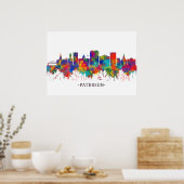 Paterson New Jersey Skyline Poster (Keuken)