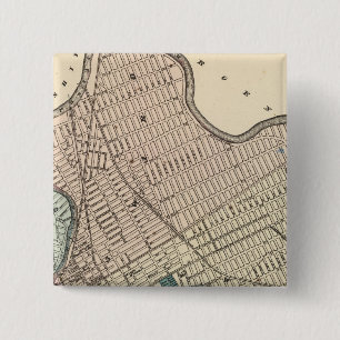 Paterson, New Jersey Vierkante Button 5,1 Cm