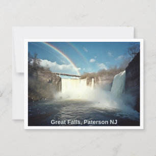 Paterson NJ, Great Falls, Opnieuw voorgesteld, Reg Briefkaart