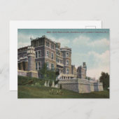 Paterson NJ, Lambert Castle, 1940 Uitzicht Briefkaart (Voorkant / Achterkant)