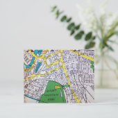 Paterson, NJ Map Briefkaart (Staand voorkant)