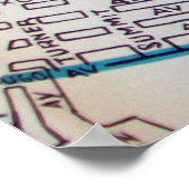 Paterson, NJ  Map Poster (Hoek)