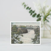 Paterson NJ, Passaic Herfsten, Overstroming van 19 Briefkaart (Staand voorkant)