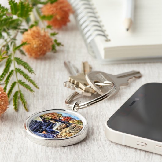 Paterson NJ - Paterson Great Herfsten Sleutelhanger (Zijkant)