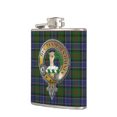 Paterson Tartan & Badge Heupfles (Links)