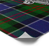 Paterson Tartan & Badge Poster (Hoek)