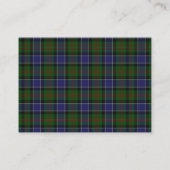 Paterson Tartan & Badge Visitekaartje (Achterkant)