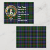 Paterson Tartan & Badge Visitekaartje (Voorkant / Achterkant)