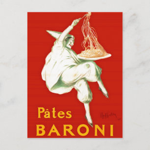 Pates Baroni Cappiello  reclame Briefkaart