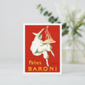 Pates Baroni Cappiello  reclame Briefkaart (Staand voorkant)