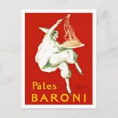 Pates Baroni Cappiello  reclame Briefkaart (Voorkant)