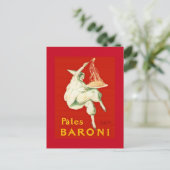 Pates Baroni Cappiello  reclame Briefkaart (Staand voorkant)