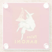 Pates Baroni Cappiello  reclame Glazen Onderzetter (Achterkant)