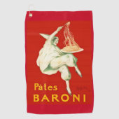 Pates Baroni Cappiello reclame Golfhanddoek (Voorkant)