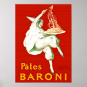 Pates Baroni Cappiello  reclame Poster (Voorkant)