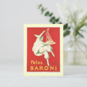 Pates Baroni  Food and Art Briefkaart (Staand voorkant)