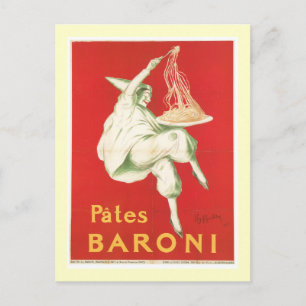 Pates Baroni  Food and Art Briefkaart