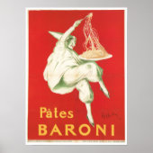 Pates Baroni  Food and Art Poster (Voorkant)