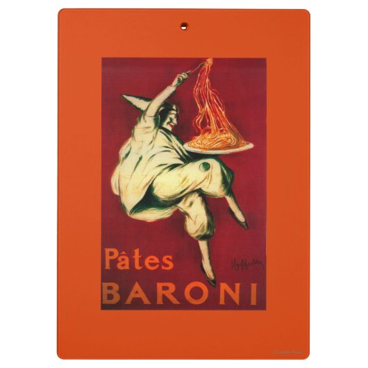 Pates Baroni  PosterEurope Klembord (Achterkant)