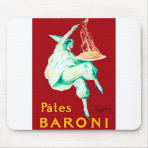 Pates Baroni Spaghetti Vintage Poster Muismat