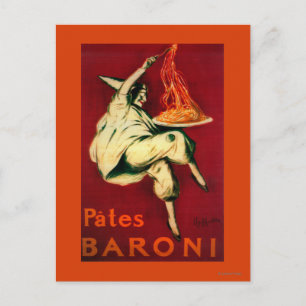 Pates Baroni Vintage PosterEurope Briefkaart