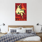 Pates Baroni Vintage PosterEurope Canvas Afdruk (Insitu (Slaapkamer))