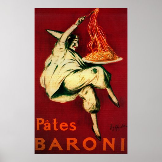 Pates Baroni Vintage PosterEurope Poster (Voorkant)