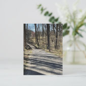 Path and Walking Bridge Briefkaart (Staand voorkant)