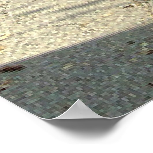 Path Minder gereisde fotografische afdruk Poster (Hoek)