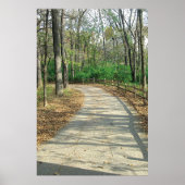 Path Minder gereisde fotografische afdruk Poster (Voorkant)