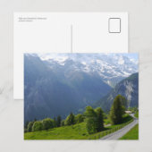 Path nabij Gimmelwald, Zwitserland Briefkaart (Voorkant / Achterkant)