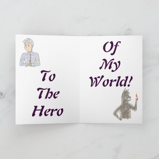 "Path of a Hero" Emblem Feestdagen Kaart (Binnen)