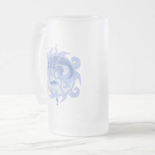 "Path of a Hero" Emblem Matglas Bierpul (Voorkant links)